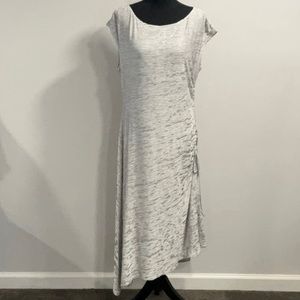 Maxx Studio Crinkled Jersey Asymmetrical Dress